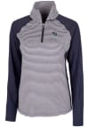 Main image for Cutter and Buck Tennessee Titans Womens Navy Blue Forge 1/4 Zip Pullover