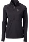 Main image for Cutter and Buck Atlanta Falcons Womens Black Adapt Eco 1/4 Zip Pullover