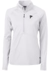 Main image for Cutter and Buck Atlanta Falcons Womens White Adapt Eco 1/4 Zip Pullover