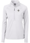 Main image for Cutter and Buck New Orleans Saints Womens White Adapt Eco 1/4 Zip Pullover