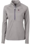 Main image for Cutter and Buck New York Giants Womens Grey Adapt Eco 1/4 Zip Pullover