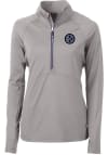 Main image for Cutter and Buck Pittsburgh Steelers Womens Grey Adapt Eco 1/4 Zip Pullover