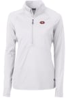 Main image for Cutter and Buck San Francisco 49ers Womens White Adapt Eco 1/4 Zip Pullover