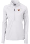 Main image for Cutter and Buck Washington Commanders Womens White Adapt Eco 1/4 Zip Pullover