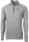 Main image for Cutter and Buck Seattle Mariners Mens Grey Adapt Eco Knit Long Sleeve 1/4 Zip Pullover