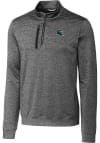 Main image for Cutter and Buck Philadelphia Eagles Mens Charcoal Helmet Stealth Big and Tall 1/4 Zip Pullover