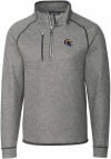 Main image for Cutter and Buck Los Angeles Rams Mens Grey Helmet Mainsail Big and Tall 1/4 Zip Pullover