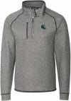 Main image for Cutter and Buck Philadelphia Eagles Mens Grey Helmet Mainsail Big and Tall 1/4 Zip Pullover