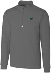 Main image for Cutter and Buck New York Jets Mens Grey Traverse Long Sleeve 1/4 Zip Pullover