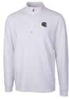 Main image for Cutter and Buck Tampa Bay Buccaneers Mens White Traverse Long Sleeve 1/4 Zip Pullover