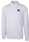 Main image for Cutter and Buck Washington Commanders Mens White Helmet Traverse Long Sleeve 1/4 Zip Pullover