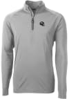 Main image for Cutter and Buck Denver Broncos Mens Grey Adapt Eco Long Sleeve 1/4 Zip Pullover