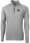 Main image for Cutter and Buck Washington Commanders Mens Grey Adapt Eco Long Sleeve 1/4 Zip Pullover