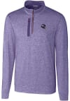 Main image for Cutter and Buck Minnesota Vikings Mens Purple Stealth Long Sleeve 1/4 Zip Pullover
