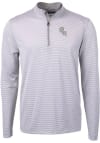 Main image for Cutter and Buck Chicago White Sox Mens Grey City Connect Virtue Eco Pique Big and Tall 1/4 Zip P..