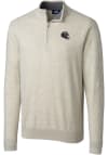 Main image for Cutter and Buck Baltimore Ravens Mens Oatmeal Lakemont Long Sleeve 1/4 Zip Pullover