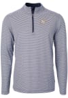 Main image for Cutter and Buck Houston Astros Mens Navy Blue City Connect Virtue Eco Pique Big and Tall 1/4 Zip..