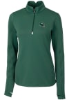 Main image for Cutter and Buck New York Jets Womens Green Traverse 1/4 Zip Pullover