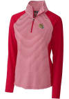 Main image for Cutter and Buck San Francisco 49ers Womens Red Helmet Forge 1/4 Zip Pullover