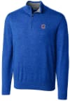 Main image for Cutter and Buck Chicago Cubs Mens Blue Lakemont Long Sleeve 1/4 Zip Pullover