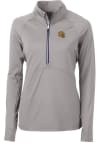 Main image for Cutter and Buck Green Bay Packers Womens Grey Adapt Eco 1/4 Zip Pullover