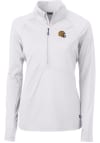 Main image for Cutter and Buck Green Bay Packers Womens White Adapt Eco 1/4 Zip Pullover