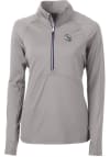 Main image for Cutter and Buck Indianapolis Colts Womens Grey Adapt Eco 1/4 Zip Pullover