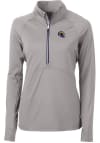Main image for Cutter and Buck Los Angeles Rams Womens Grey Adapt Eco 1/4 Zip Pullover