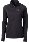 Main image for Cutter and Buck Minnesota Vikings Womens Black Adapt Eco 1/4 Zip Pullover