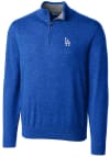 Main image for Cutter and Buck Los Angeles Dodgers Mens Blue Lakemont Long Sleeve 1/4 Zip Pullover