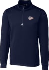 Main image for Cutter and Buck Kansas City Chiefs Mens Navy Blue Traverse Big and Tall 1/4 Zip Pullover