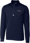 Main image for Cutter and Buck Philadelphia Eagles Mens Navy Blue Americana Traverse Big and Tall 1/4 Zip Pullo..