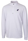Main image for Cutter and Buck Arizona Cardinals Mens White Traverse Long Sleeve 1/4 Zip Pullover