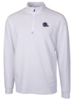 Main image for Cutter and Buck Cleveland Browns Mens White Traverse Long Sleeve 1/4 Zip Pullover