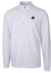 Main image for Cutter and Buck Miami Dolphins Mens White Traverse Long Sleeve 1/4 Zip Pullover