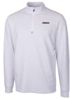 Main image for Cutter and Buck San Francisco 49ers Mens White Traverse Long Sleeve 1/4 Zip Pullover