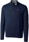 Main image for Cutter and Buck Denver Broncos Mens Navy Blue Americana Lakemont Long Sleeve Qtr Zip Pullover