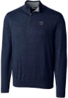 Main image for Cutter and Buck New York Giants Mens Navy Blue Americana Lakemont Long Sleeve Qtr Zip Pullover