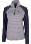 Main image for Cutter and Buck Cincinnati Bengals Womens Navy Blue Forge 1/4 Zip Pullover