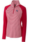 Main image for Cutter and Buck Houston Texans Womens Red Forge 1/4 Zip Pullover