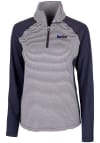 Main image for Cutter and Buck Pittsburgh Steelers Womens Navy Blue Forge 1/4 Zip Pullover