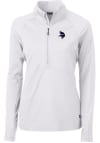 Main image for Cutter and Buck Minnesota Vikings Womens White Adapt Eco 1/4 Zip Pullover