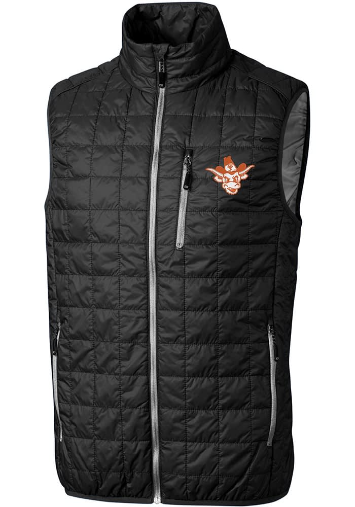 Cutter Buck Men s Texas Longhorns Rainier PrimaLoft Full Zip Puffer Vest