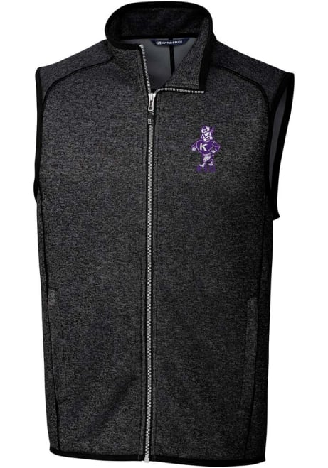 Grey K-State Wildcats Cutter and Buck Big and Tall Vault Mainsail Mens Vest