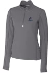 Main image for Cutter and Buck Miami Marlins Womens Grey Traverse 1/4 Zip Pullover