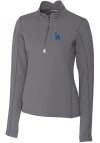 Main image for Cutter and Buck Los Angeles Dodgers Womens Grey Traverse 1/4 Zip Pullover