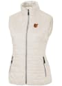 Baltimore Orioles Womens Cutter and Buck Rainier PrimaLoft Puffer Vest - White