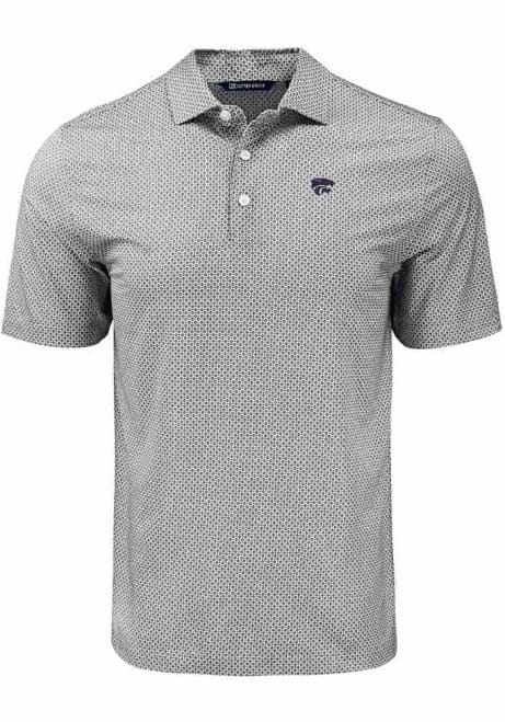 K-State Wildcats  Cutter and Buck Pike Diamond Dot Big and Tall Polo