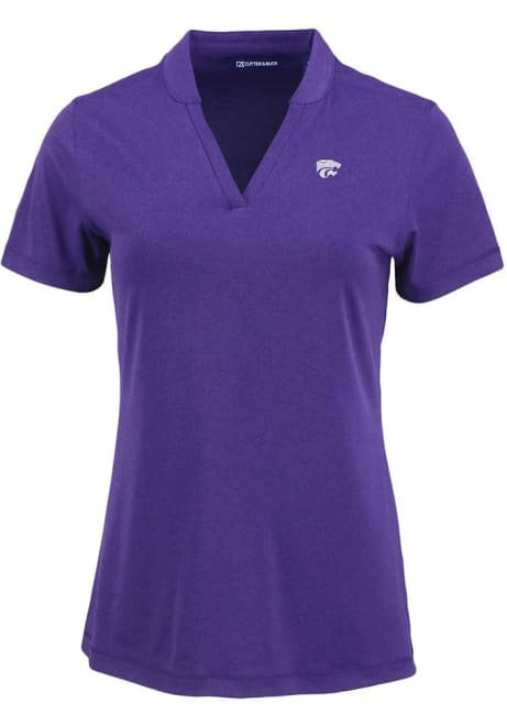 K-State Wildcats Purple Cutter and Buck Forge Short Sleeve T-Shirt