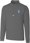 Main image for Cutter and Buck Detroit Lions Mens Grey Traverse Big and Tall 1/4 Zip Pullover